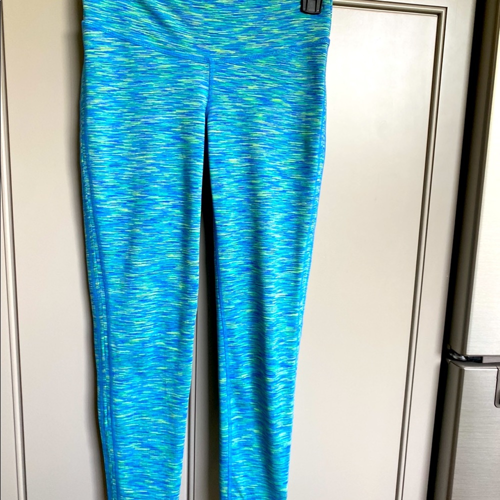 Lilly Pulitzer leggings-size small-blue/green